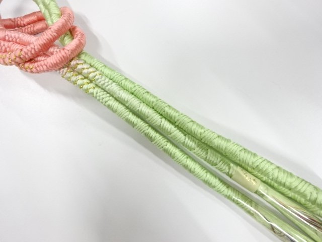 未使用品　正絹　手組帯締め